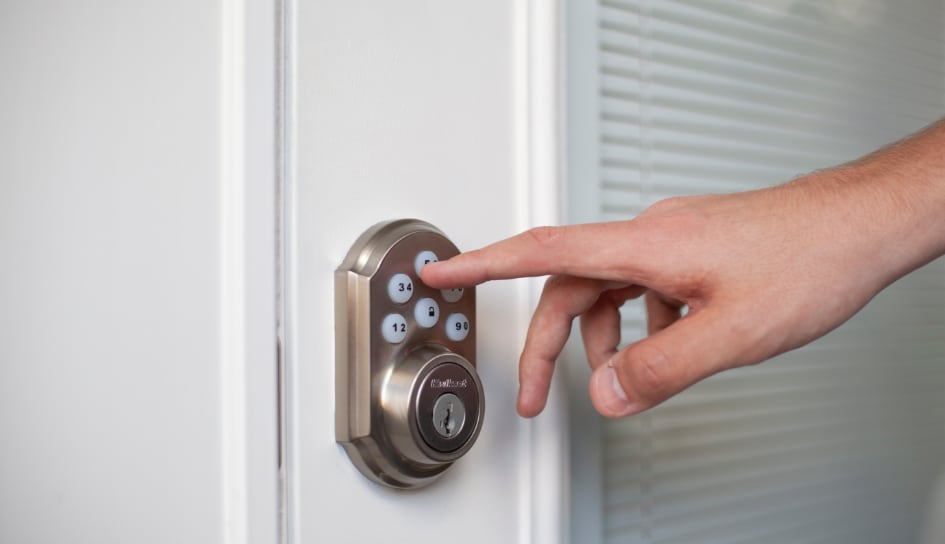 ADT smartlock on a Minneapolis home